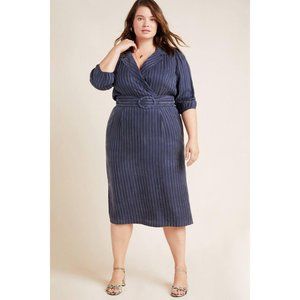 Anthropologie Melina Midi Plus Size Dress Odells